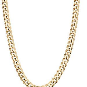 Solid 18K Gold Over Sterling Silver Italian 5mm